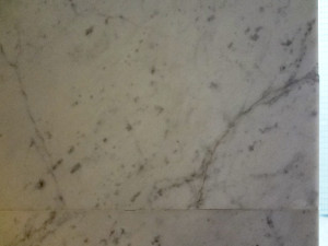 エンランスの大理石補修